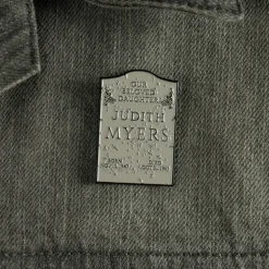 Halloween - Judith Myers Tombstone Enamel Pin