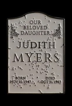 Halloween - Judith Myers Tombstone Enamel Pin