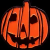 Halloween 2018 Pumpkin Logo Enamel Pin