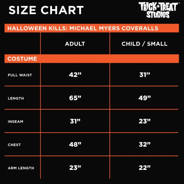 HALLOWEEN KILLS - Michael Myers Child Coveralls