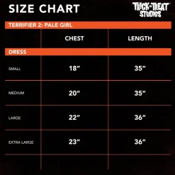 Terrifier 2- Pale Girl Costume