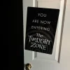 The Twilight Zone - You Are Now Entering Metal Sign